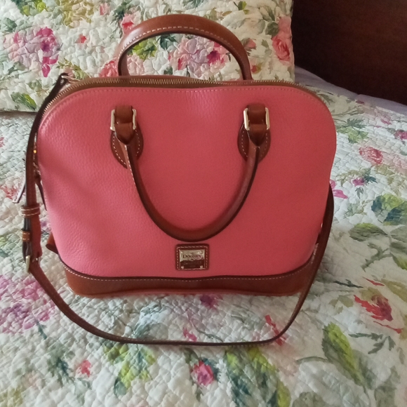 Dooney & Bourke Handbags - Dooney and Bourke Zip Zip Leather Satchel